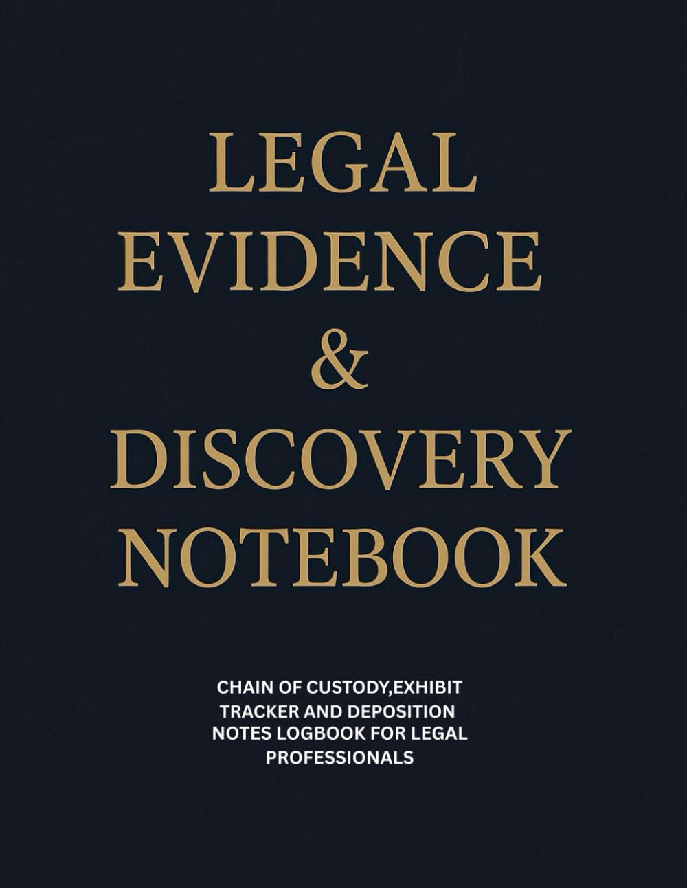 Legal Evidence & Discovery Notebook: Comprehensive Chain of Custody Log for Paralegals and Law Students baixar livro de graça
