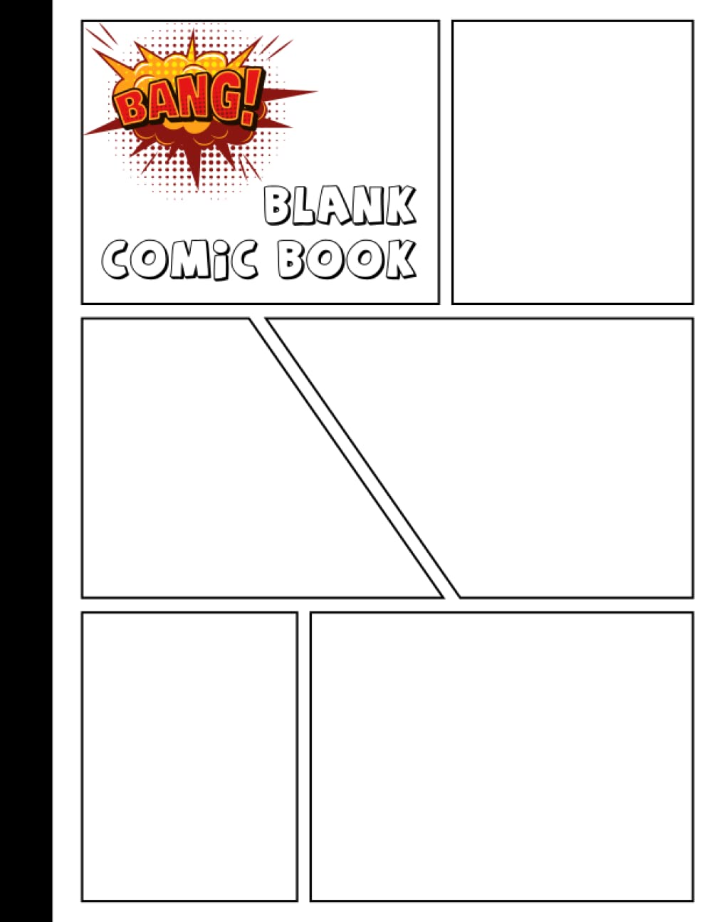 ler totalmente Blank Comic Book: The simple Comics Notebook Create Your Own Story, Comics.