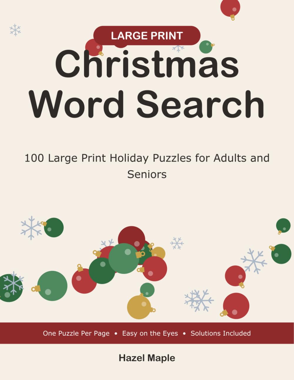 Christmas Word Search: 100 Large Print Holiday Puzzles for Adults and Seniors baixar o livro de graça
