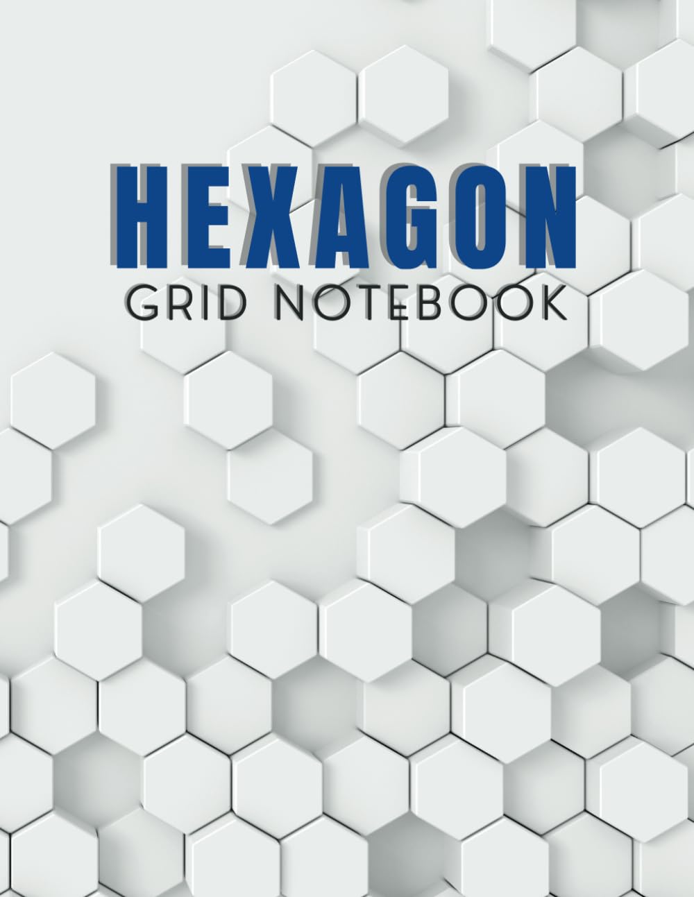 Hexagon Grid Paper Notebook: Hexagonal Graph Paper for Organic Chemistry White and Blue baixar o livro de graça