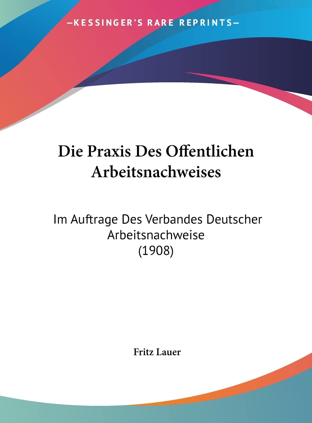 Die Praxis Des Offentlichen Arbeitsnachweises: Im Auftrage Des Verbandes Deutscher Arbeitsnachweise (1908) baixar livro de graça