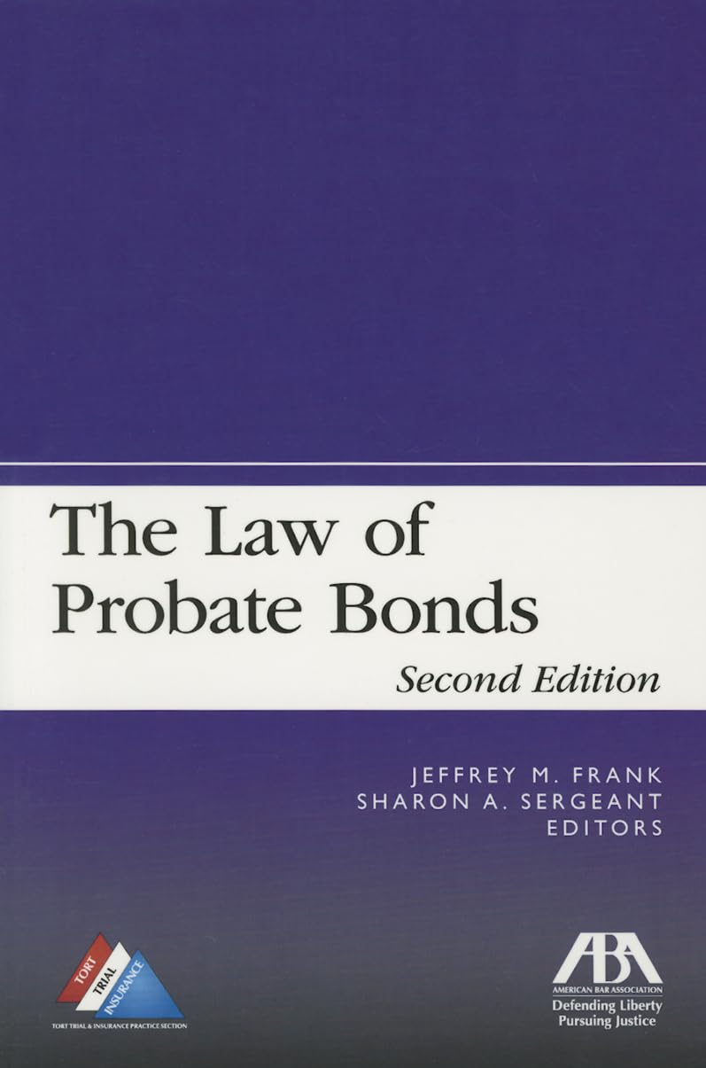 The Law of Probate Bonds baixar o livro de graça