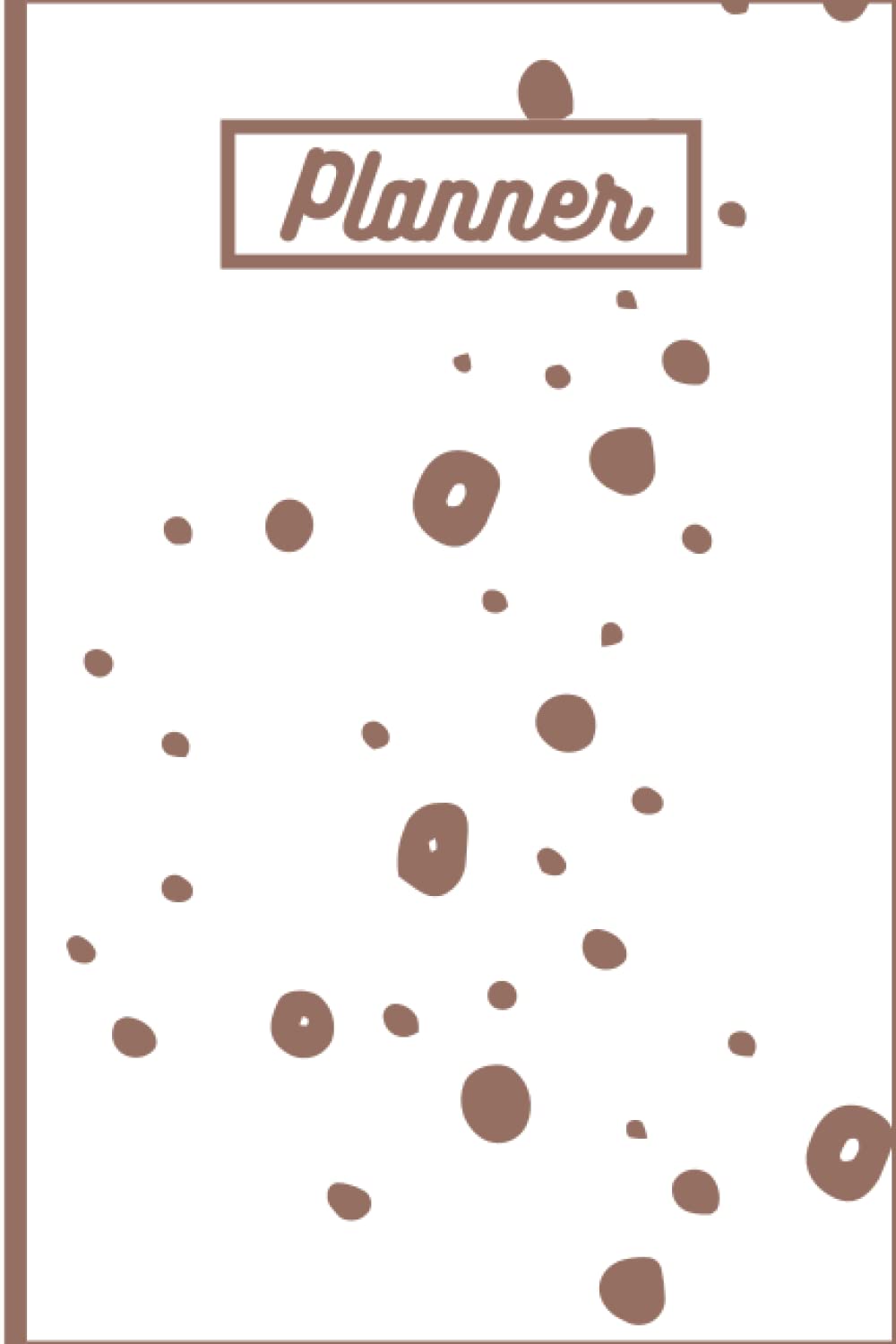 Planner: Cute Chocolate Designed 6" x 9" Lined Journal with 120 Pages baixar livro de graça