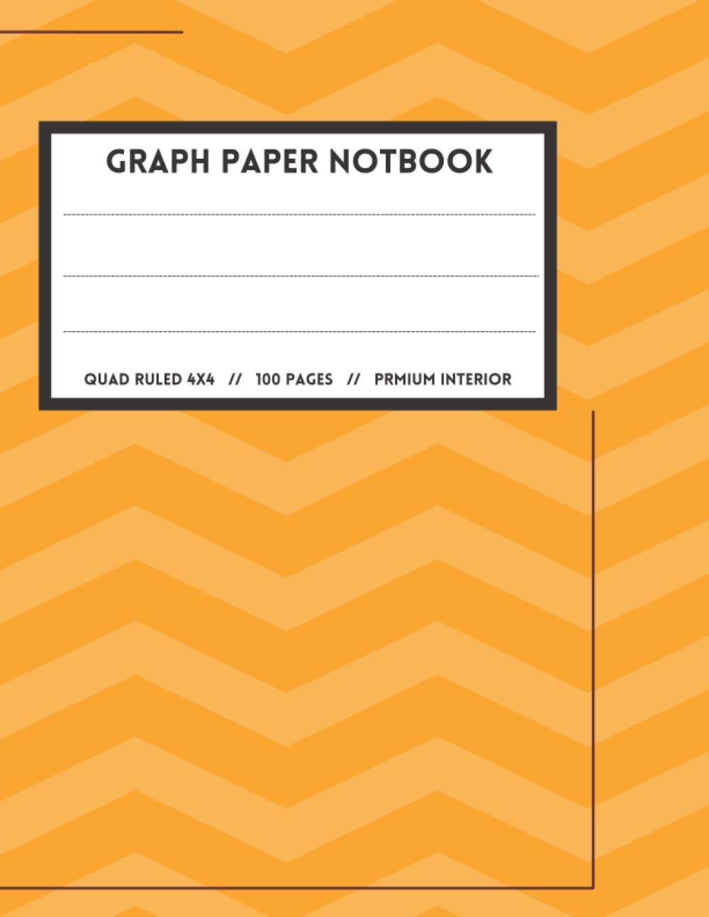Graph Paper Notebook Premium Interior Orange Cover: Orange Grid Composition Book for Math and Science Students 4x4 Quad Ruled (Large 8.5 x 11) 100 Pages baixar o livro de graça