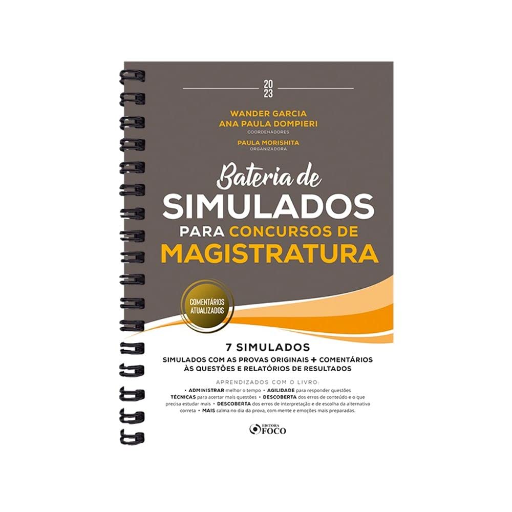 Bateria de Simulados para Concursos de Magistratura - 1ª ED - 2023 baixar livro de graça