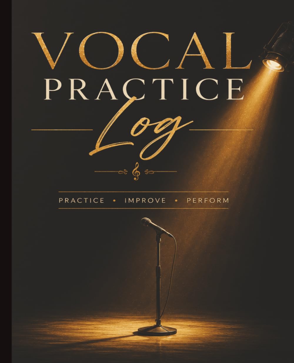 ler totalmente Vocal Practice Log: Practice • Improve • Perform A Singing Journal for Voice Lessons, Choir, Musical Theater, Auditions, and Daily Vocal Training