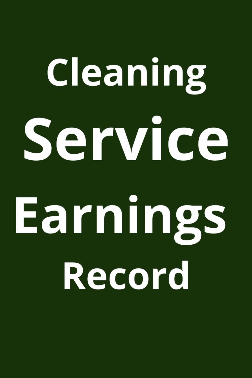 ler totalmente Cleaning Service Earnings Record: Daily Job Payments Record for Cleaning Service Providers