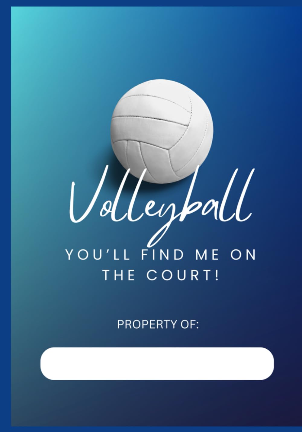 ler totalmente Volleyball: You'll Find Me on the Court