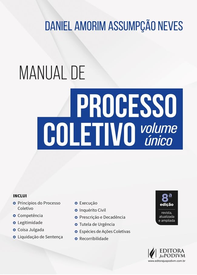Manual de Processo Coletivo - Volume Único - 8ª Edição (2025) baixar livro de graça