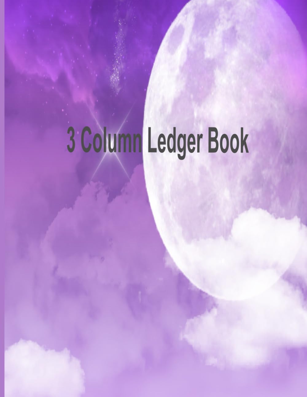 Beautiful Moon: Accounting Ledger Book for Tracking Finances Income and Expense Log Book baixar livro de graça