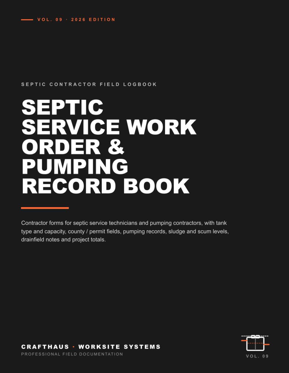 Septic Service Work Order & Pumping Record Book: Service Forms, Tank Details, Pumping Records, Sludge / Scum Levels, Drainfield Notes & Customer Approval baixar o livro de graça