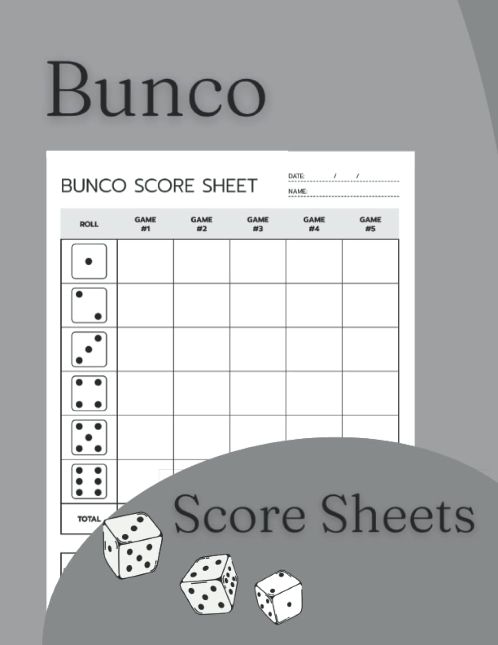 Bunco Score Sheets: 120 Score Pads For Bunco Dice Game, Score Keeping Book for Bunco Lovers and Players (8.5x 11")inches. baixar o livro de graça