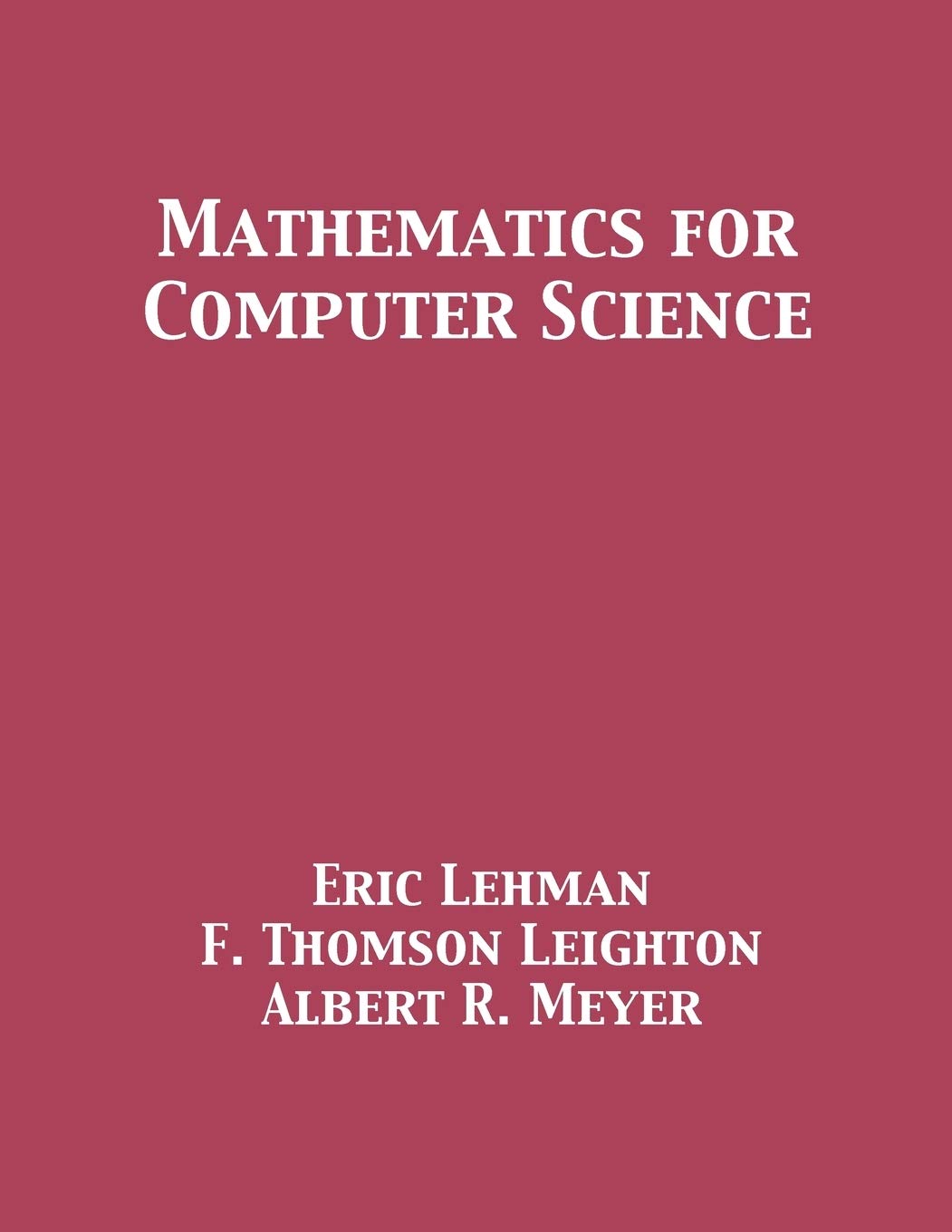 ler totalmente Mathematics for Computer Science