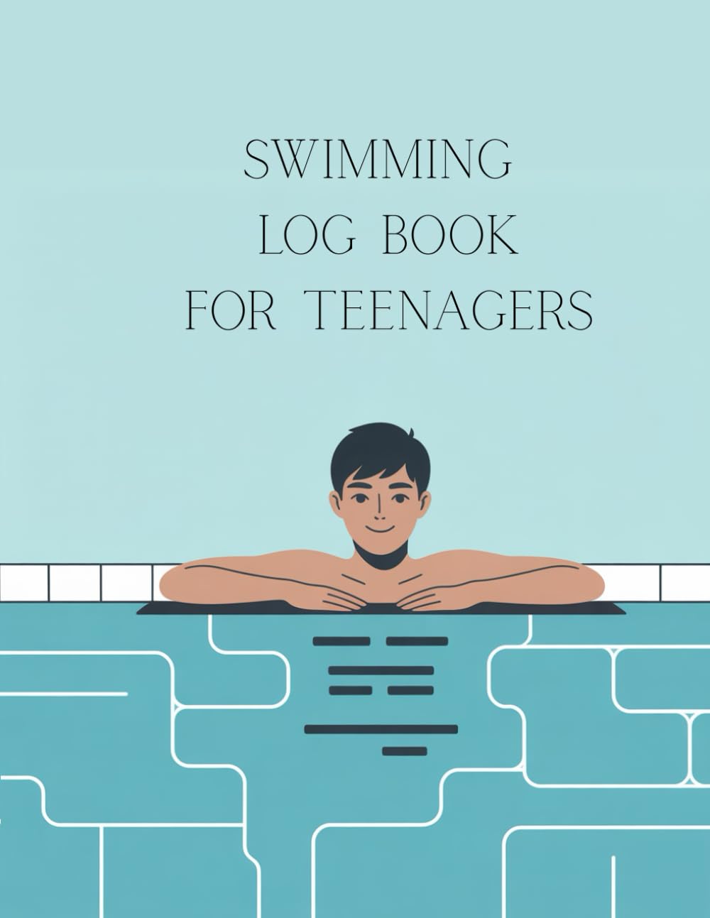 Swimming Log Book For Kids: 150 Colorful Pages for Swim Practice, Reflection, and Motivation