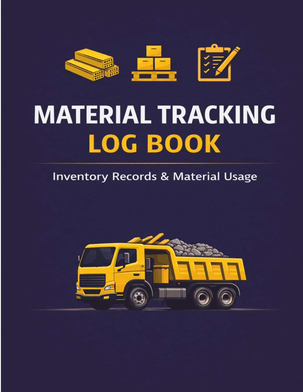 capítulo por capítulo baixar Material Tracking Log Book: Daily Inventory and Material Usage Record for Construction, Warehouse, and Job Site Management, Track Quantity, Suppliers, and Deliveries