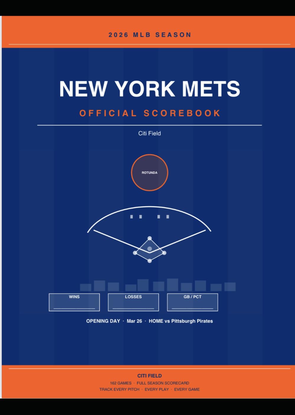 ler totalmente New York Mets 2026 Scorebook