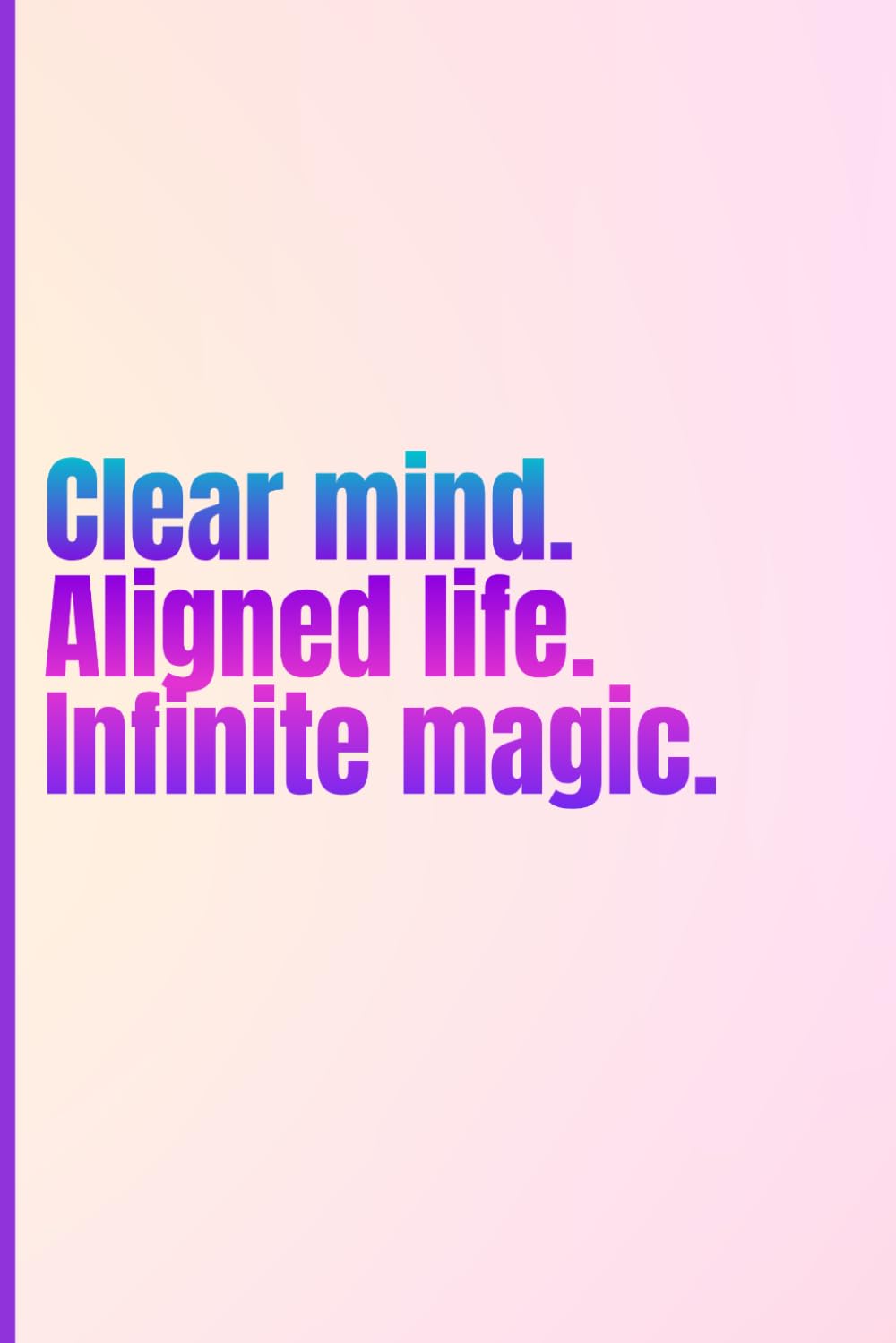 ler totalmente Clear mind. Aligned Life. Infinite magic.