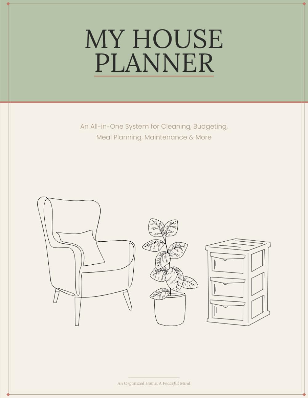 ler totalmente My House Planner: An All-in-One System for Cleaning, Budgeting, Meal Planning, Maintenance & More