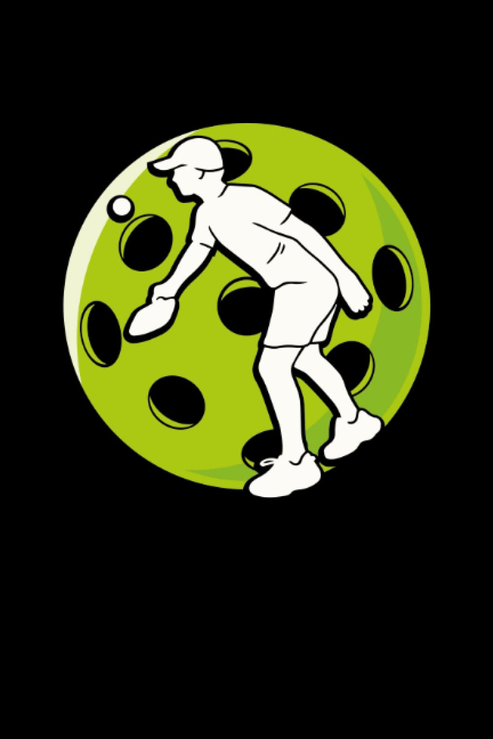 ler totalmente Pickleball man with ball: Dot Grid Jounal ToDo Exercise Book or Diary 6" x 9" (15.24 x 22.86 cm) 120 pages