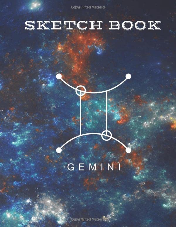 capítulo por capítulo baixar Sketch Book Gemini: Large Book for Sketching, Drawing, Painting, Writing, Doodling, Brainstorming, 120 Pages, 8.5 x 11 size
