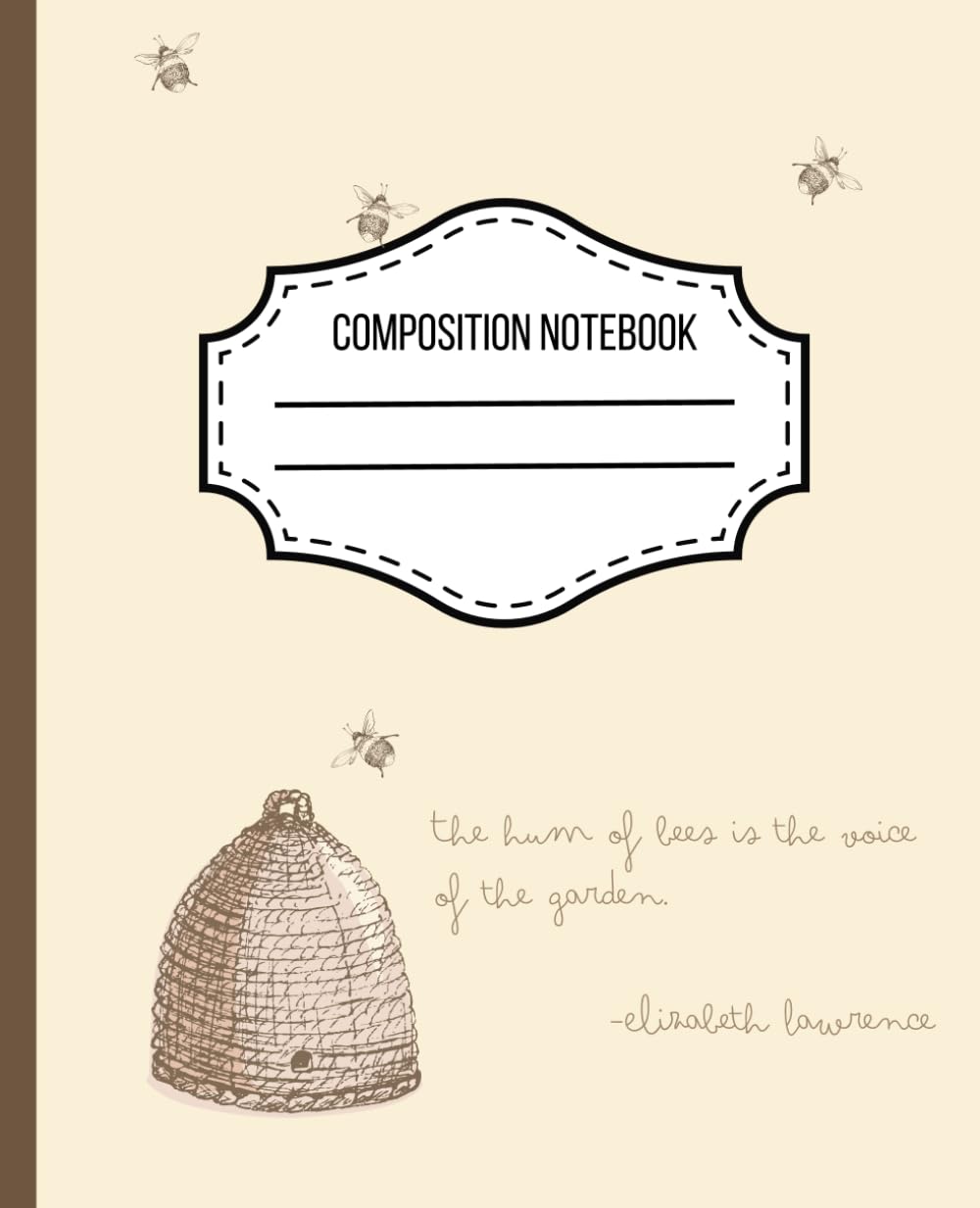 Bee Composition Notebook: Custom Journal For Kids, Teens and Adults Who Love Bees or the Garden baixar livro de graça