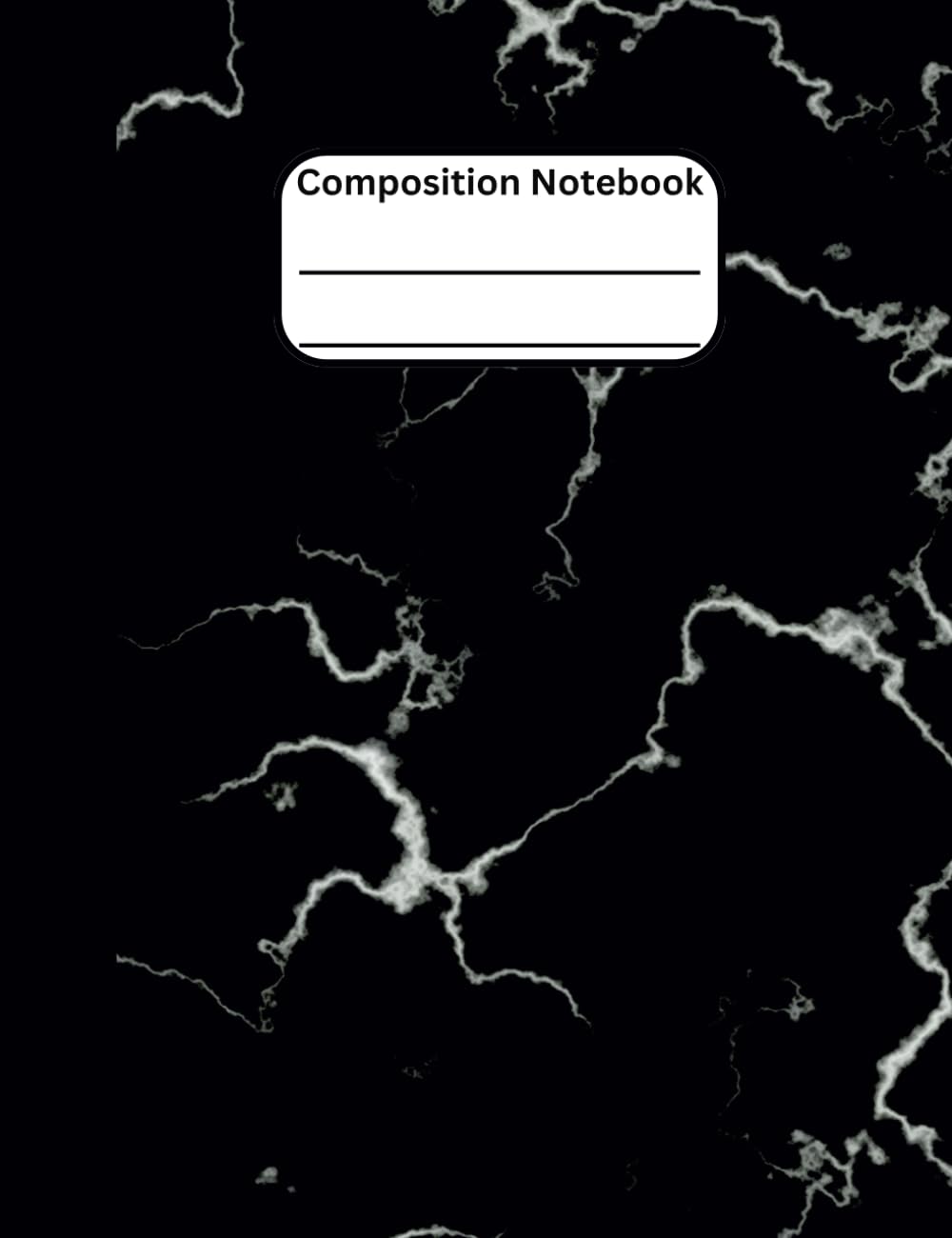 Black Composition Notebook College Ruled: 9.75x7.5 Size, Glossy Cover, 110 Pages, Version 1S baixar o livro de graça