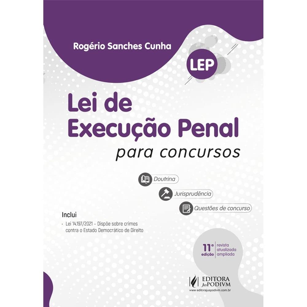 Lei de Execução Penal Para Concursos (LEP) baixar o livro de graça