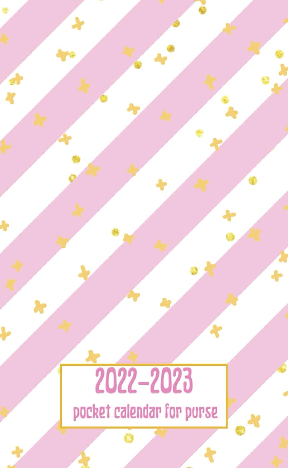 Pocket Calendar 2022-2023 for Purse: Two Year Pocket Planner Jan 22 to Dec 23, Monthly Pocket Calendar for Women With Motivational Quotes Pink And Gold Cover baixar o livro de graça