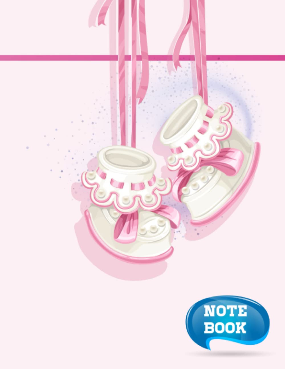 ler totalmente Notebook: Baby Shoes Notebook - Large 8.5 x 11 - College Ruled 110 Pages: H1-33