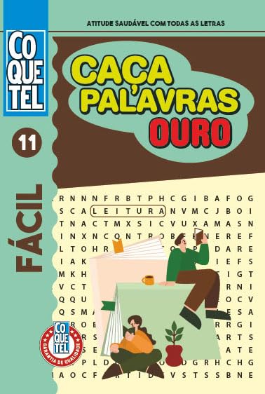 ler totalmente Livro Coquetel Caça-Palavras Ouro 11: Nível fácil
