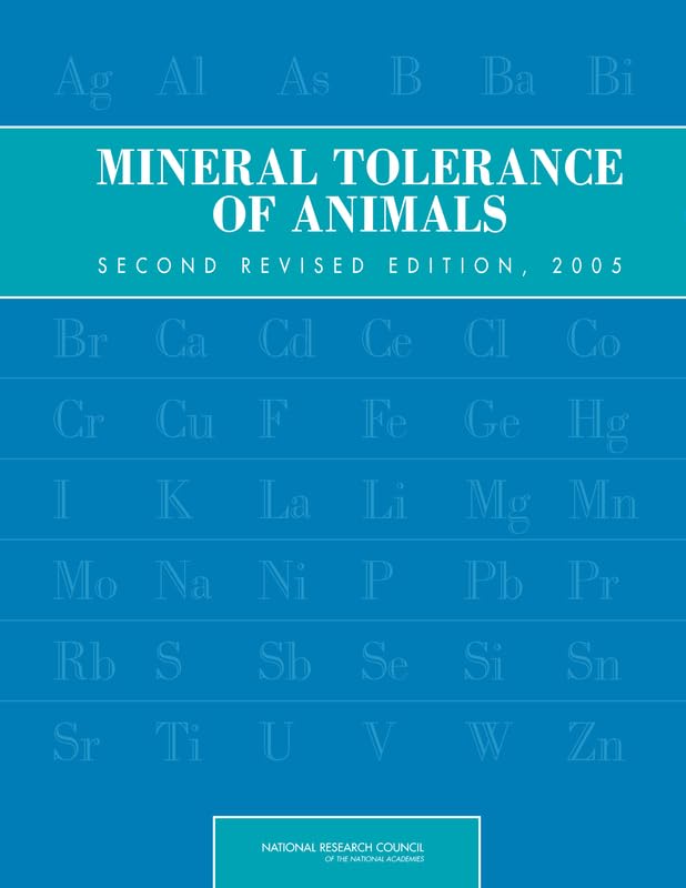 Mineral Tolerance of Animals: Second Revised Edition, 2005