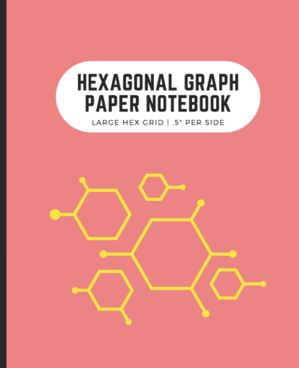 capítulo por capítulo baixar Hexagonal Graph Paper Notebook: Large Hex Grid.5 Per Side | Perfect for Gamers, Drawing Maps, Quilters | 7.5x9.25 in, 120 Pages, Salmon Pink