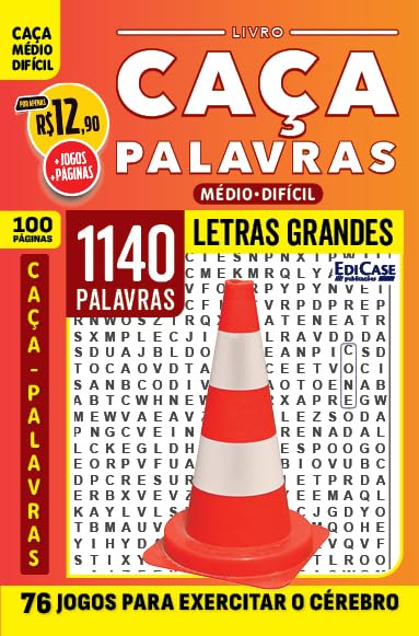 Livro Caça-Palavras ed.97 - 100 págs.- Médio/Difícil: 76 Jogos para exercitar o cérebro baixar o livro de graça