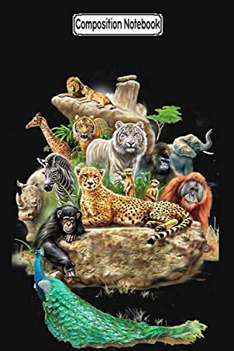Composition Notebook: Zoo animals animals design Journal Notebook Blank Lined Ruled 6x9 100 Pages baixar o livro de graça