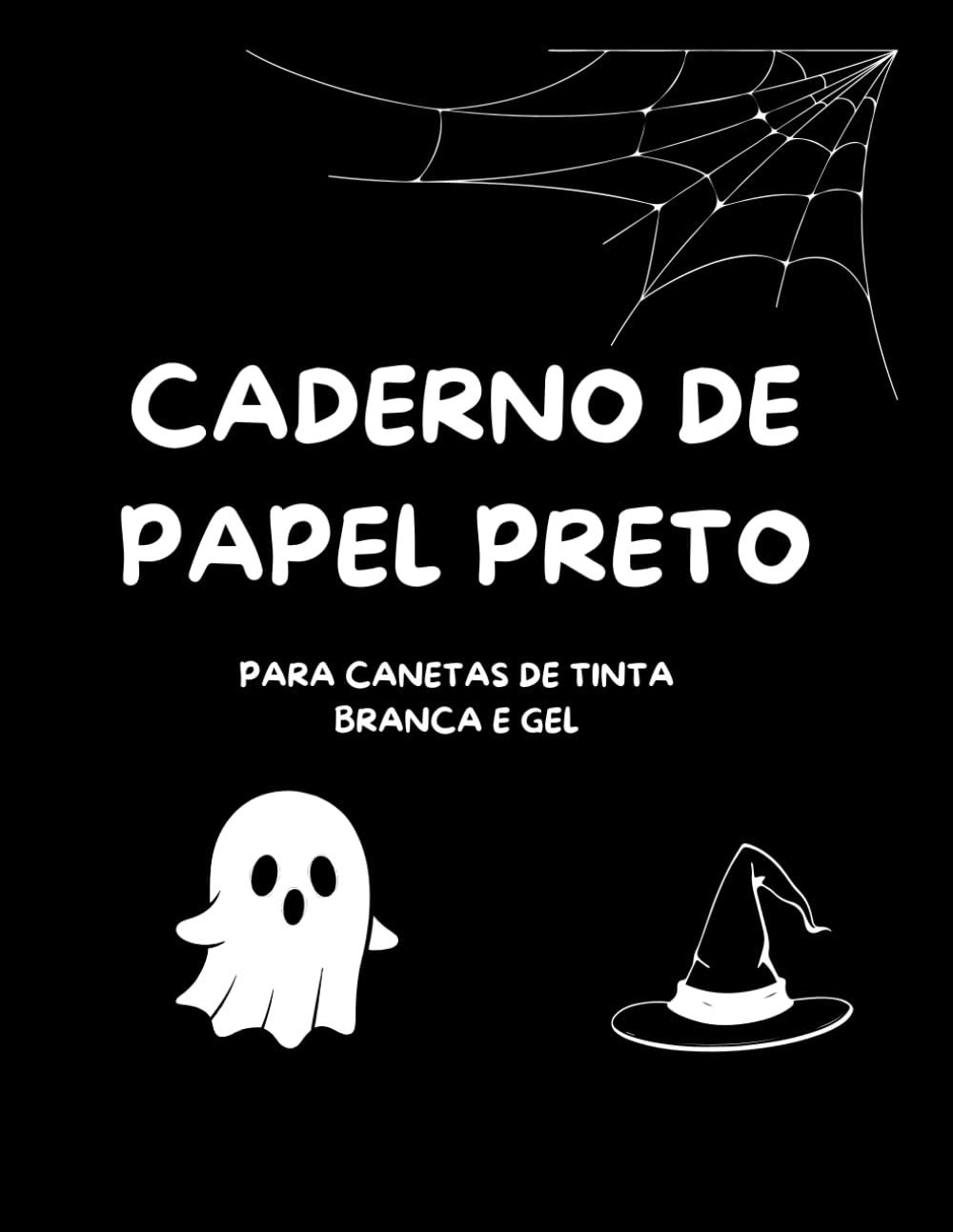 CADERNO DE PAPEL PRETO: PARA CANETAS DE TINTA BRANCA E GEL (Portuguese Edition) baixar livro de graça