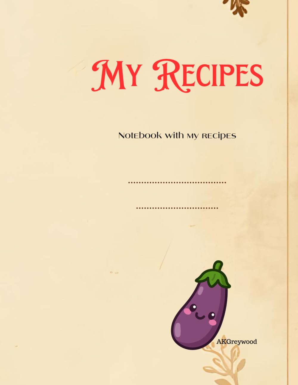 My Recipes baixar o livro de graça