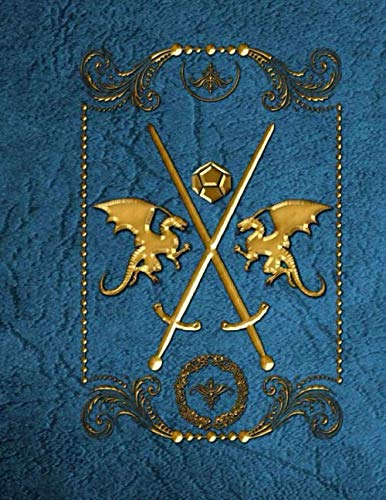 RPG Player Notebook: Journal mixed paper college ruled journal, graph paper, hex, dice