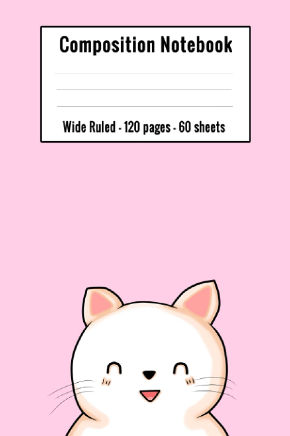 cat composition notebook wide ruled:: cute school supplies for teen girls notebooks | back to school composition notebook for high school baixar livro de graça