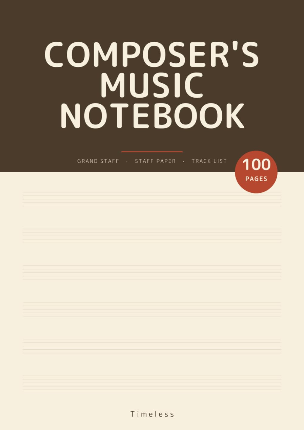 capítulo por capítulo baixar Composer's Music Notebook: Grand Staff Manuscript Paper, Blank Staff Sheets and Score Tracking Checklist — 100 Pages, A4