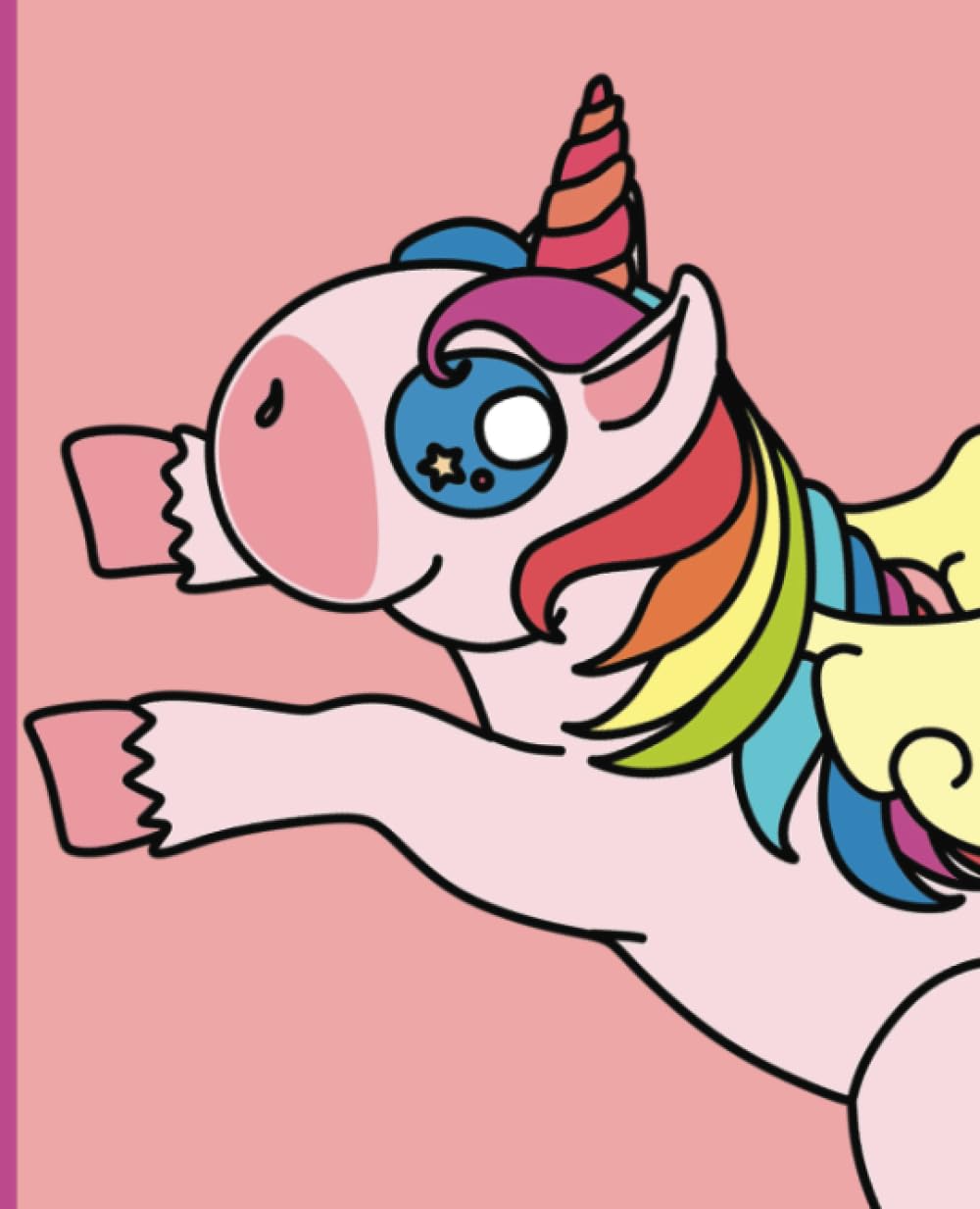 capítulo por capítulo baixar Composition Notebook: Pretty Pink Rainbow Unicorn | 7.5" X 9.25" | Wide Ruled Lined 110 Pages | Cute Aesthetic School Supplies