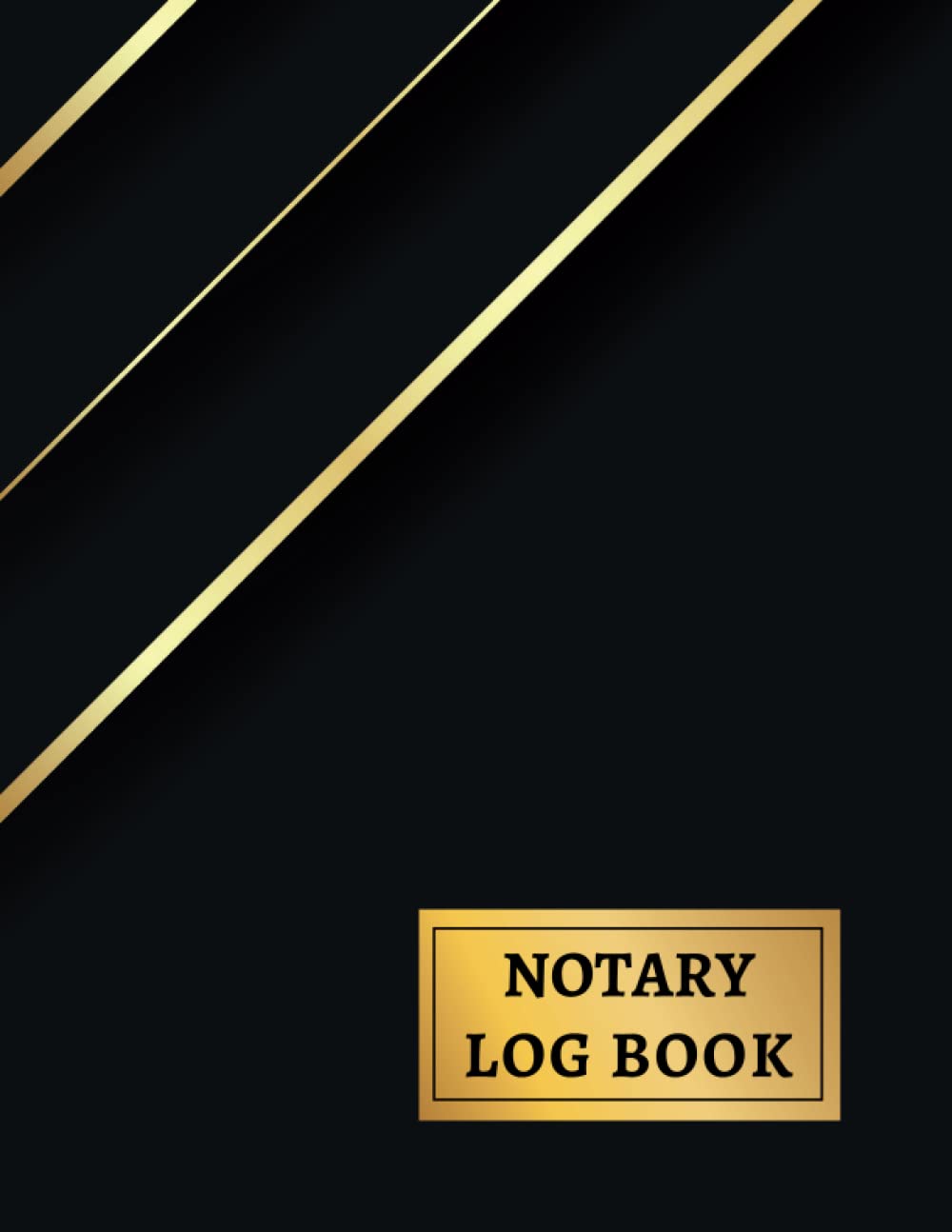 ler totalmente Notary Log Book: Official Notary Public Logbook Journal To Record Notarial Acts For Notaries And Signing Agents, 200+ Records. Black & Gold Cover.