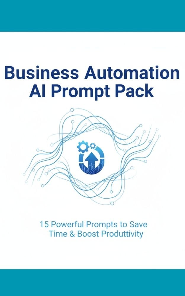 ler totalmente Business Automation AI Prompt Pack: 15 Powerful AI Prompts for Instant Productivity (English Edition)
