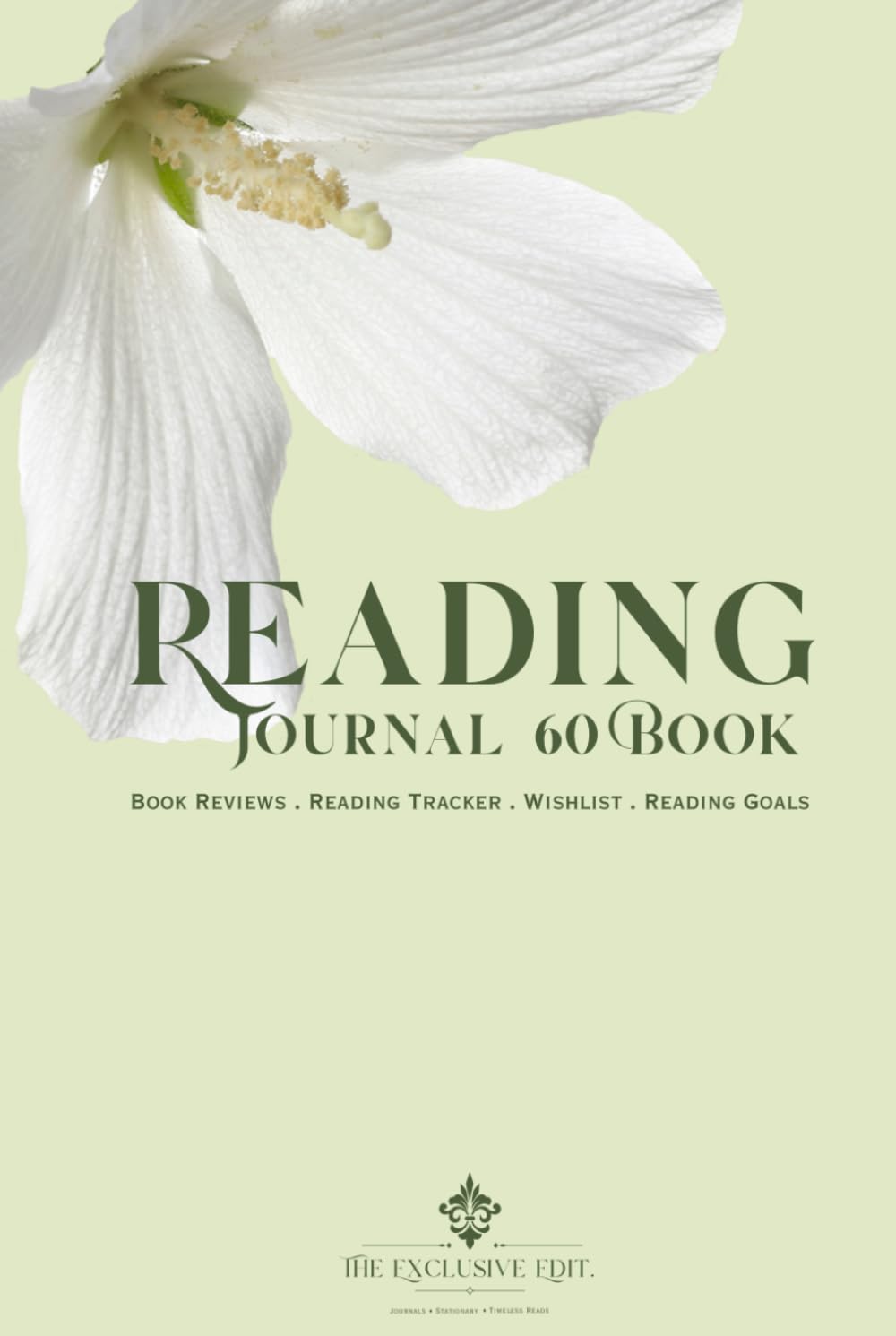 ler totalmente Sage Floral Reading Journal: Book Reviews, Trackers, Goals, Wishlist, and More