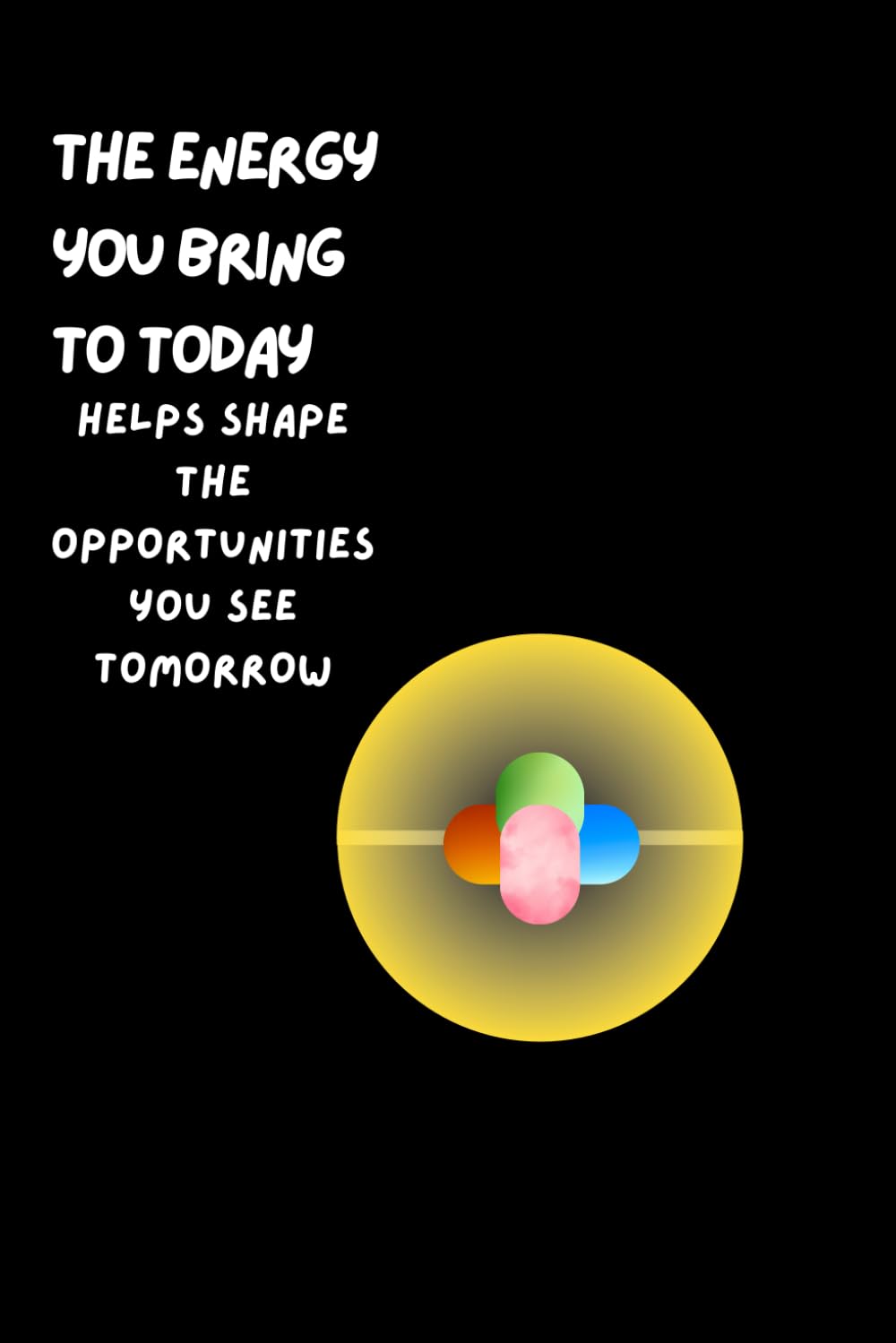 ler totalmente The energy you bring to today helps shapes the opportunities you see tommorrow: unisex men and women's positivity journal