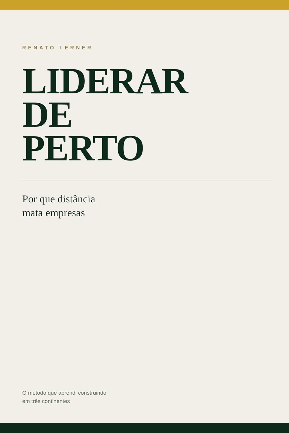 Liderar de Perto: Por que distância mata empresas baixar o livro de graça