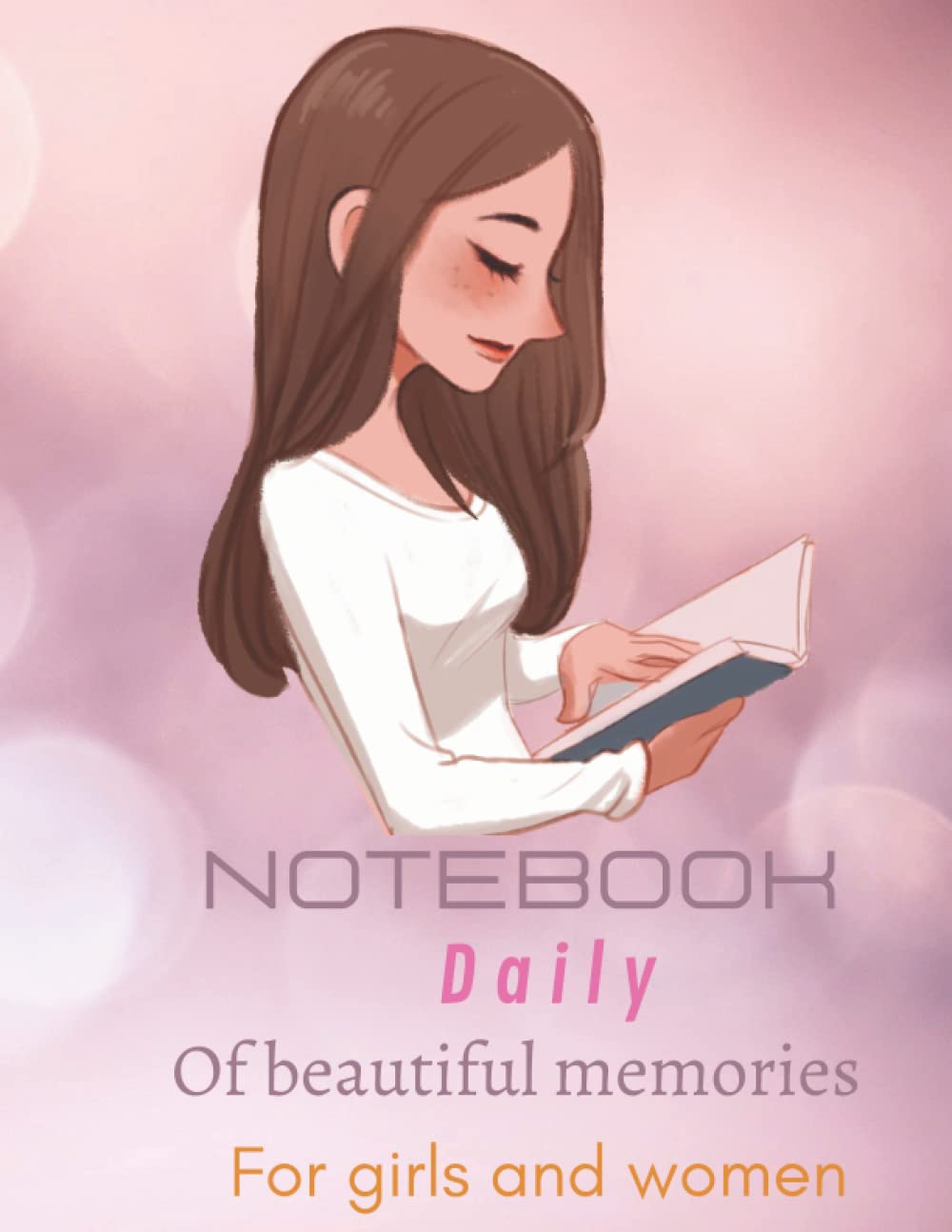 ler totalmente A notebook or memo to record daily notes, private information and beautiful memories for girls and women: 8.5x11 inch 21.5x27.94 cm 120 pages Pattern designe in matte cover
