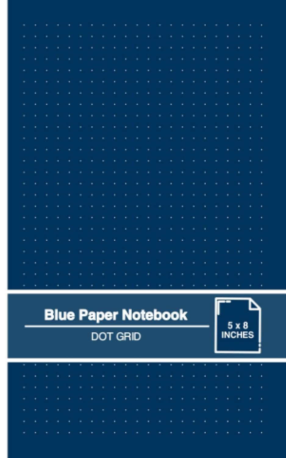Blue Paper Notebook: Dot Grid | For use with Gel Pens and White Ink | Cyanotype Look | Small baixar o livro de graça