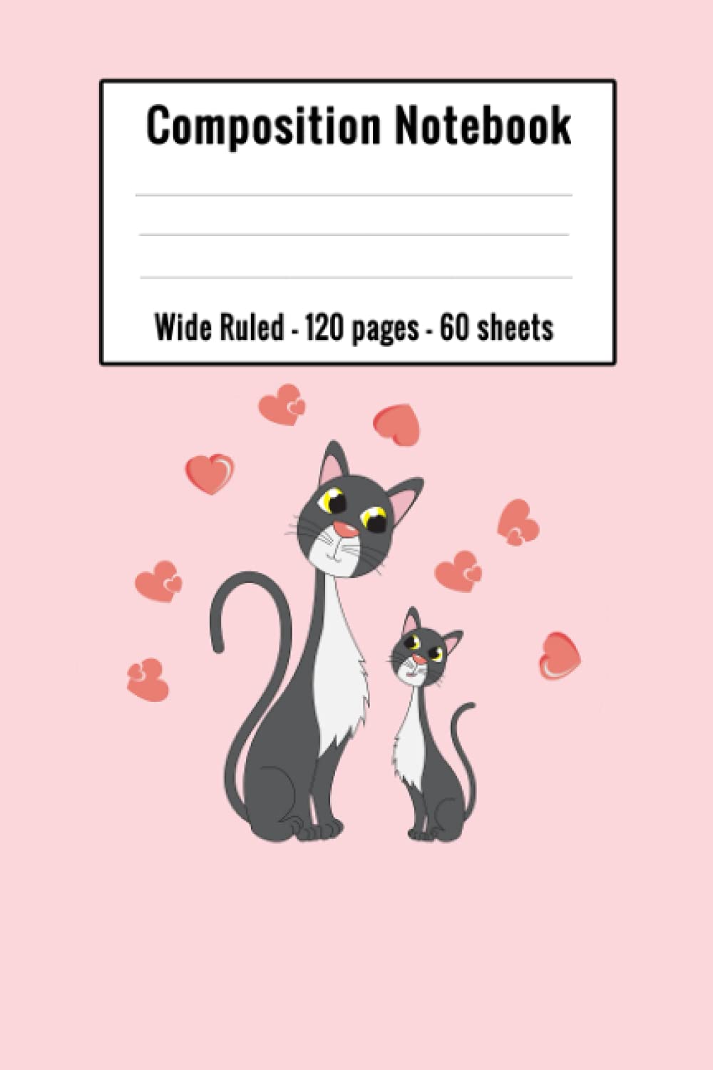 capítulo por capítulo baixar cat composition notebook wide ruled: kawaii cat wide ruled lined notebook journal | composition notebook for kids (Composition Book, Journal)