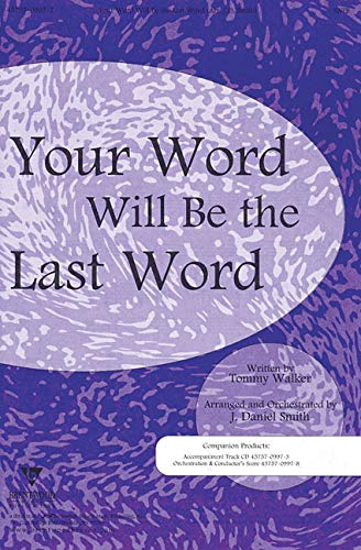 ler totalmente You Word Will Be the Last Word: Satb: Orchestration & Conductor's Score