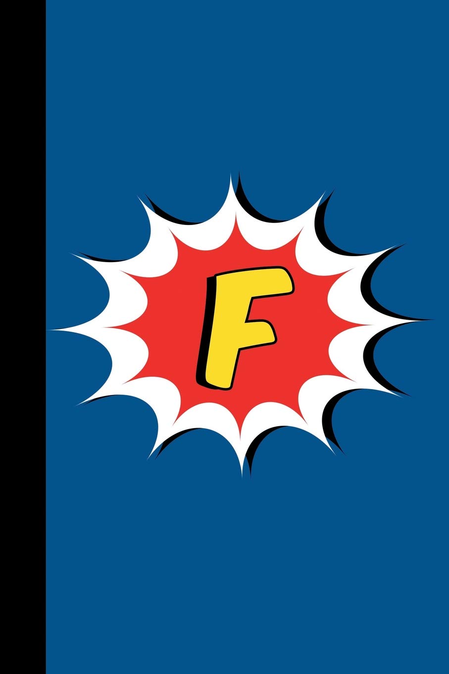 capítulo por capítulo baixar F: Comic Book Style Monogram Initial Letter F Superhero Notebook Journal